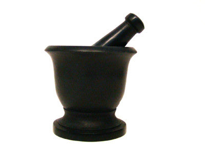 Mortar and Pestle small black