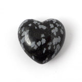 Stone: Obsidian Snowflake Heart