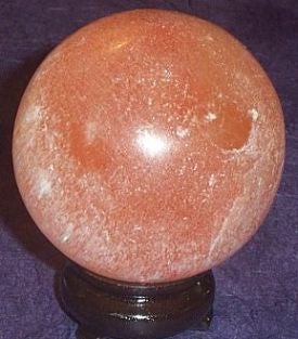 Stone: Peach Selenite Sphere