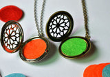 Aromatherapy Locket Pendant Difusser for Essential Oil Style 1
