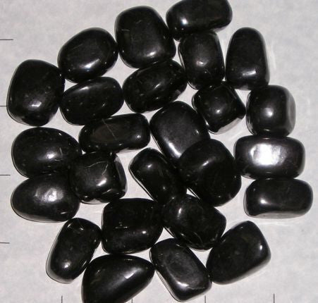 Stone: Shungite Tumbled The Wonder Stone, Diversity in Healing Properties (1 stone)