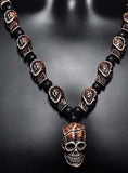 Skull Necklace (Ceremony) Bone and Wood  Voo-Doo..