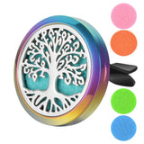 AromaBUG™ Limited Edition  Premium Car Vent Air Freshener (Black Butterfly) (Tree of Life) Black OM) (Black Paw)