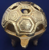Burner: Golden Turtle Incense, Resin or Herb Burner