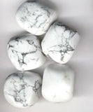 Stone: White Howlite Tumbled (South Africa)