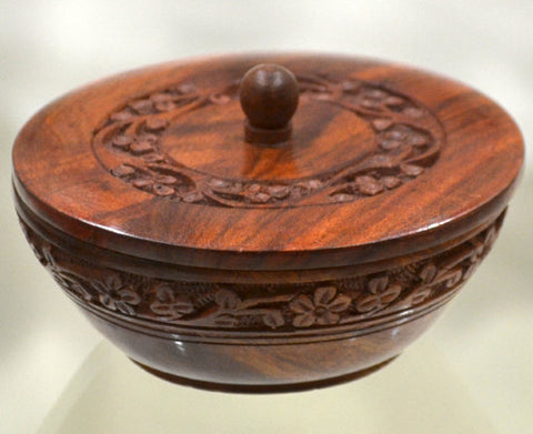 Wooden Box with lid (Bowl)