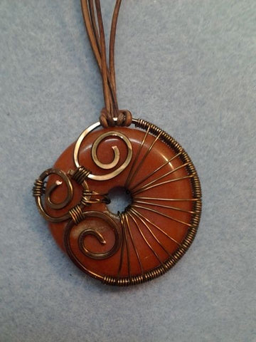 Wire Wrapped Stone  Necklaces and Pendants. (Information Only)