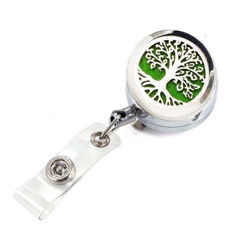 AromaBug™, Aroma I.D.™ Badge Clip Holder (Retractable cord)  7 Designs (Out of Stock)