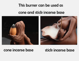 Burner: Back Flow Incense Burner (Bathing Beauty) Backflow