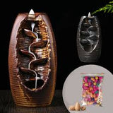 Burner: Backflow Incense Cone Burner Tall Waterfall.