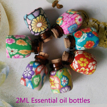 Bottle: 2ml Clay Essential with Wood Cork 3 pack