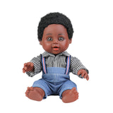 Doll: Black Boy with Curly Hair (Free Shipping)