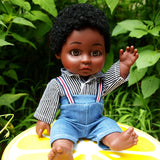 Doll: Black Boy with Curly Hair (Free Shipping)