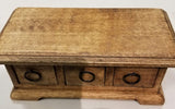 Wooden Herb Chest: 3 Drawer for Herbs, Stones and Resin Incense