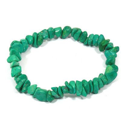 Stone: Malachite Chip Bracelet