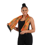 Scarf: Kente African Design  Use as Scarf or Sash (FREE SHIPPING)