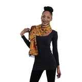 Scarf: Kente African Design  Use as Scarf or Sash (FREE SHIPPING)