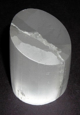 Stone: Selenite Polished Energy Cone 60 x 30mm